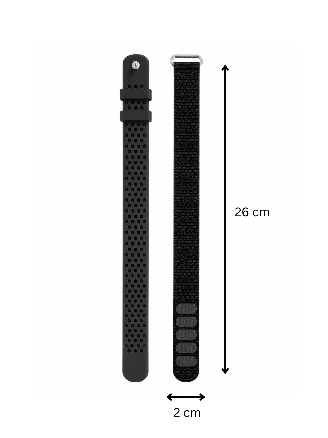Replacement Black Duo Strap Compatible with EHG Smart Band