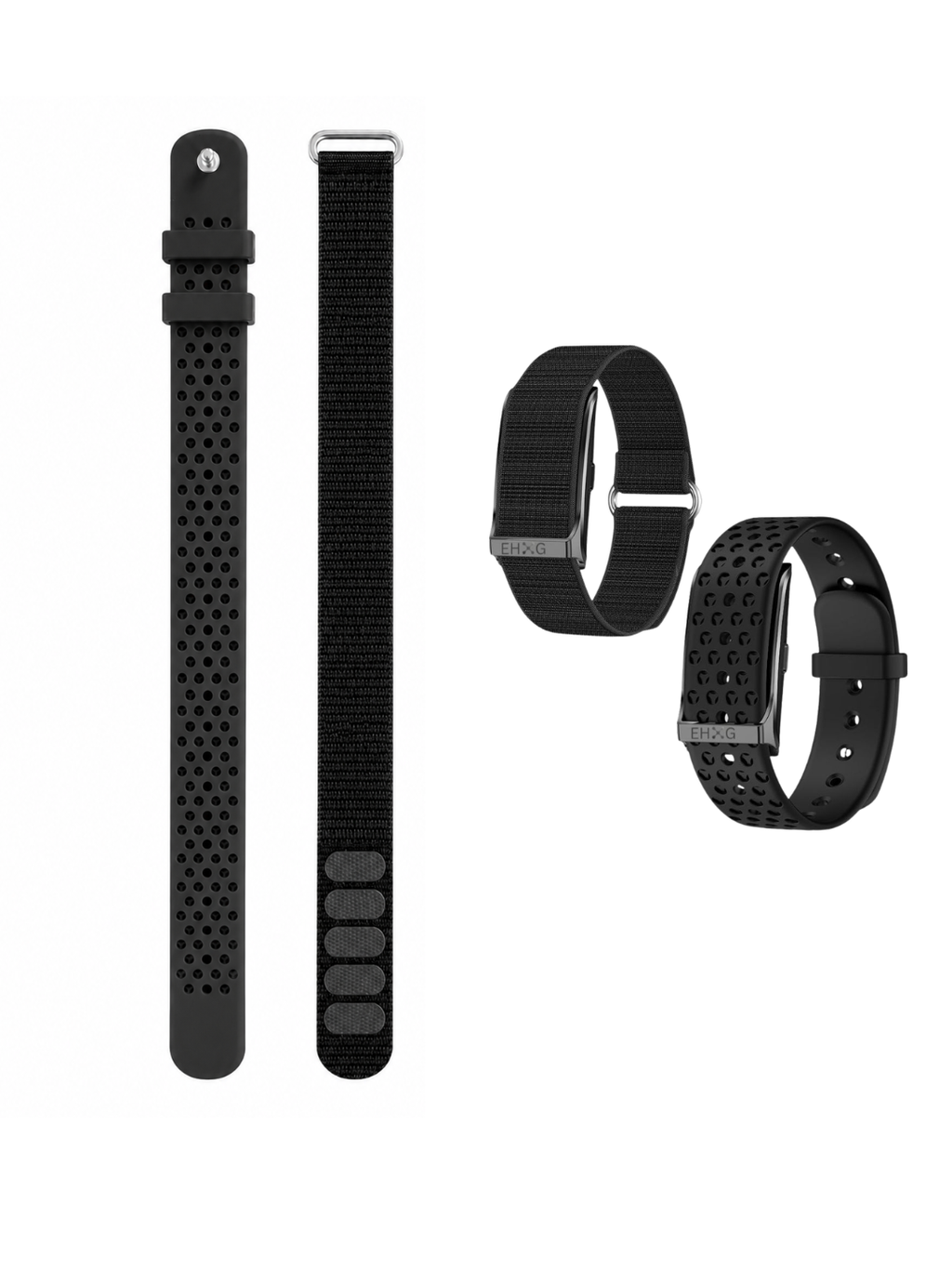 Replacement Black Duo Strap Compatible with EHG Smart Band