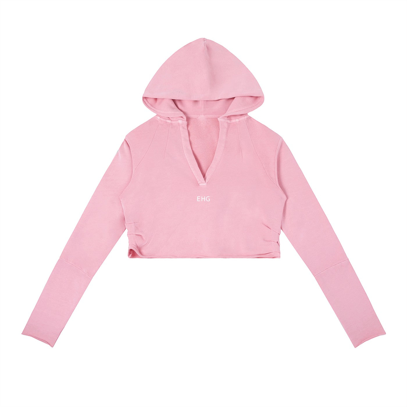 EHG Vintage Washed Raw Edge Hoodie