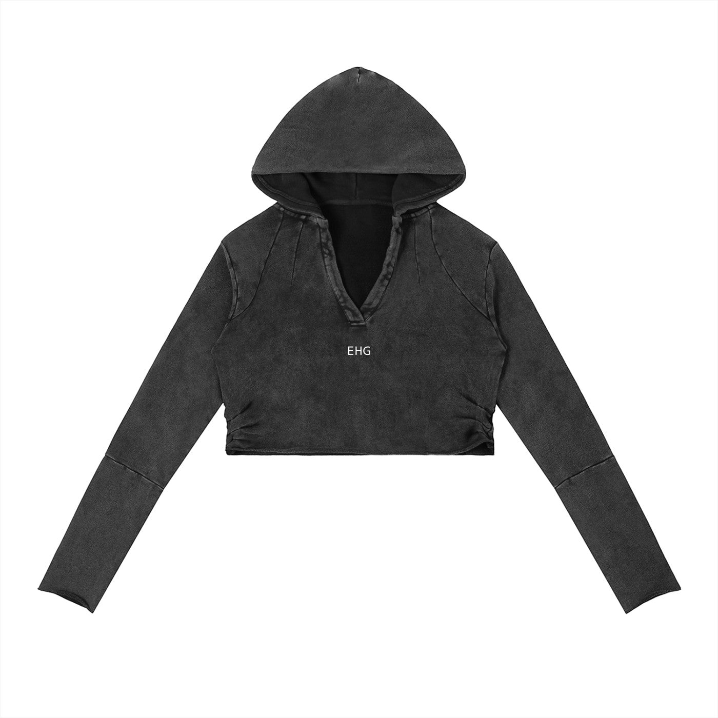 EHG Vintage Washed Raw Edge Hoodie