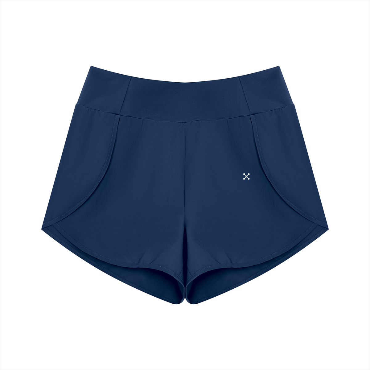 EHG Women's High Rise Yoga Shorts | Dual-Fabric Gym Shorts