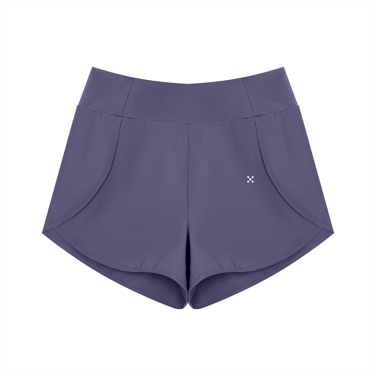 EHG Women's High Rise Yoga Shorts | Dual-Fabric Gym Shorts