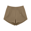 EHG Women's High Rise Yoga Shorts | Dual-Fabric Gym Shorts