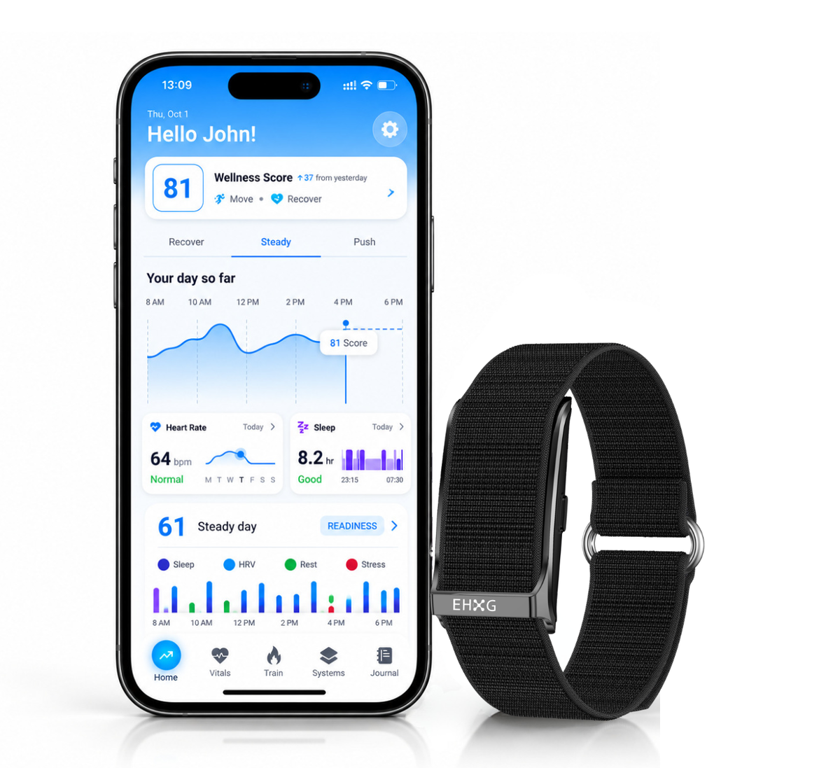 EHG Fitness Tracker Smart Band
