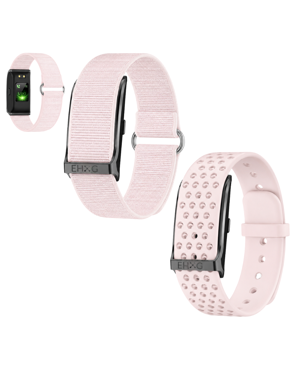 Replacement Pink Duo Strap Compatible with EHG Smart Band