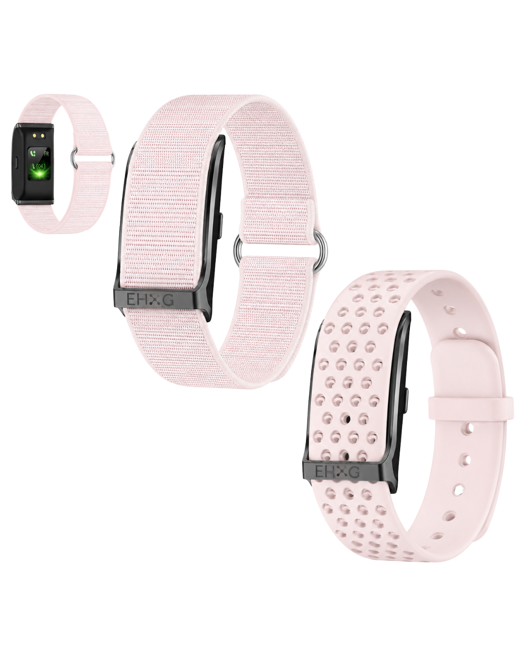 Replacement Pink Duo Strap Compatible with EHG Smart Band