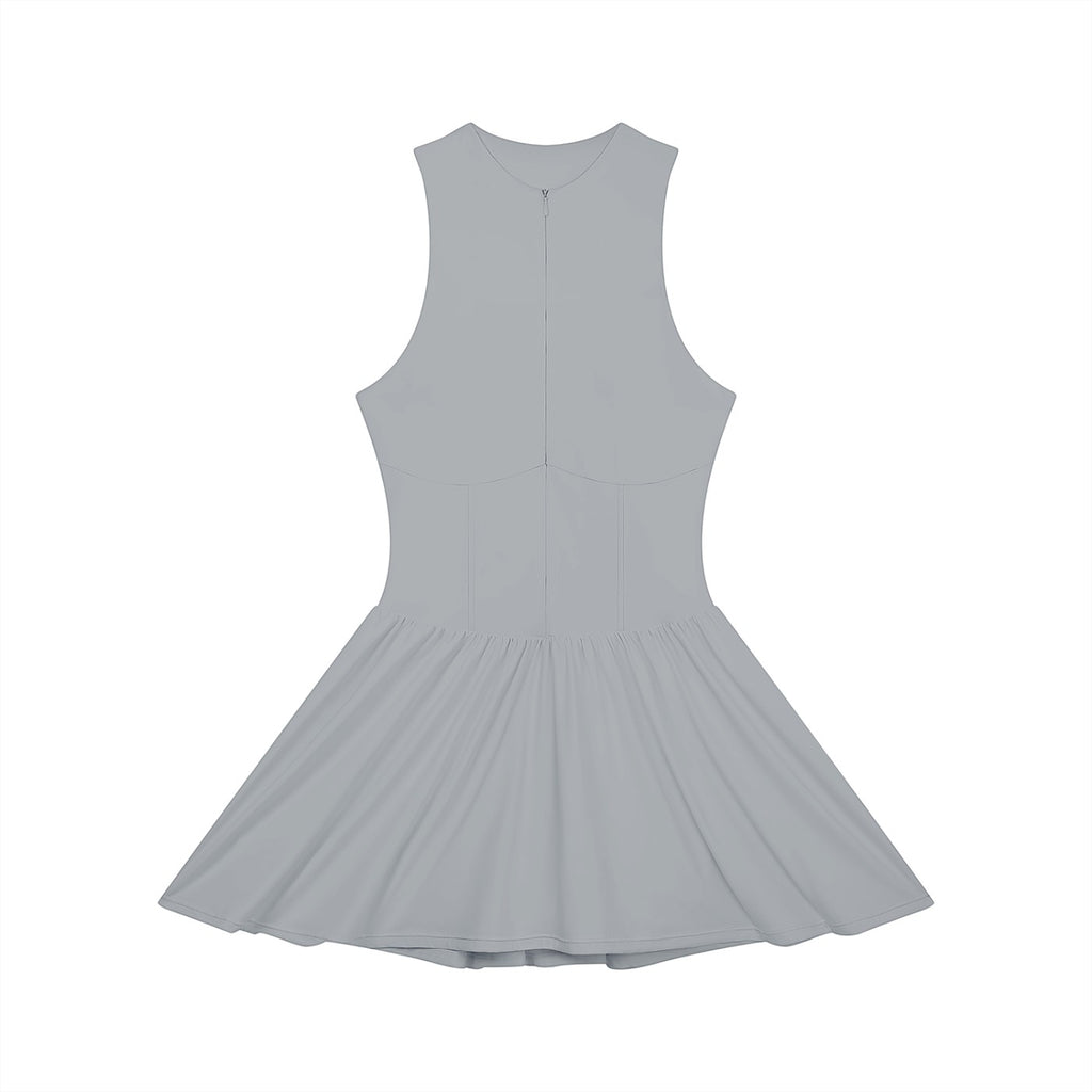 EHG Ruched Full-Zip Dress