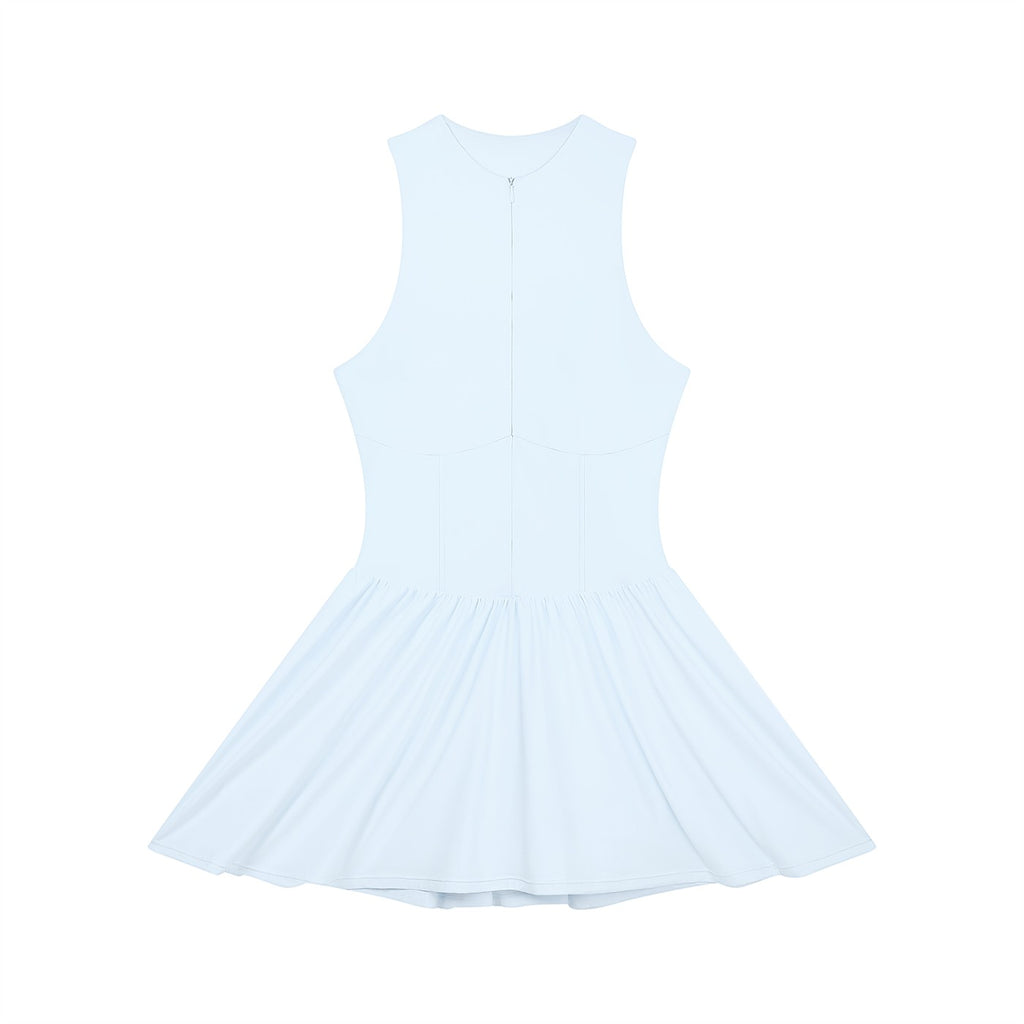 EHG Ruched Full-Zip Dress