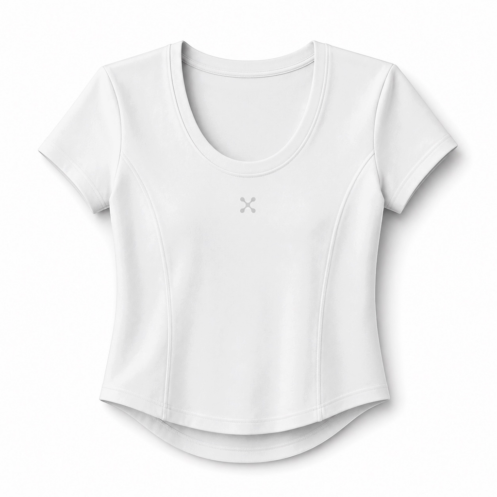 EHG Paneled Crop T-Shirt